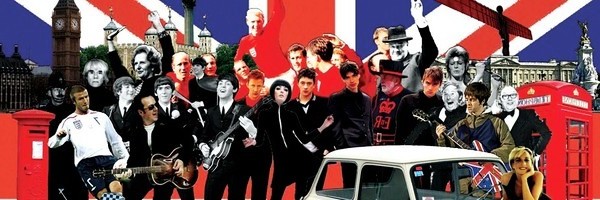 canzoni su Londra - immagine bandiera americana con cantanti