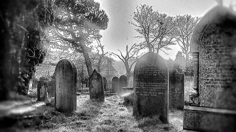 Vampiro Di Highgate - foto di un cimitero
