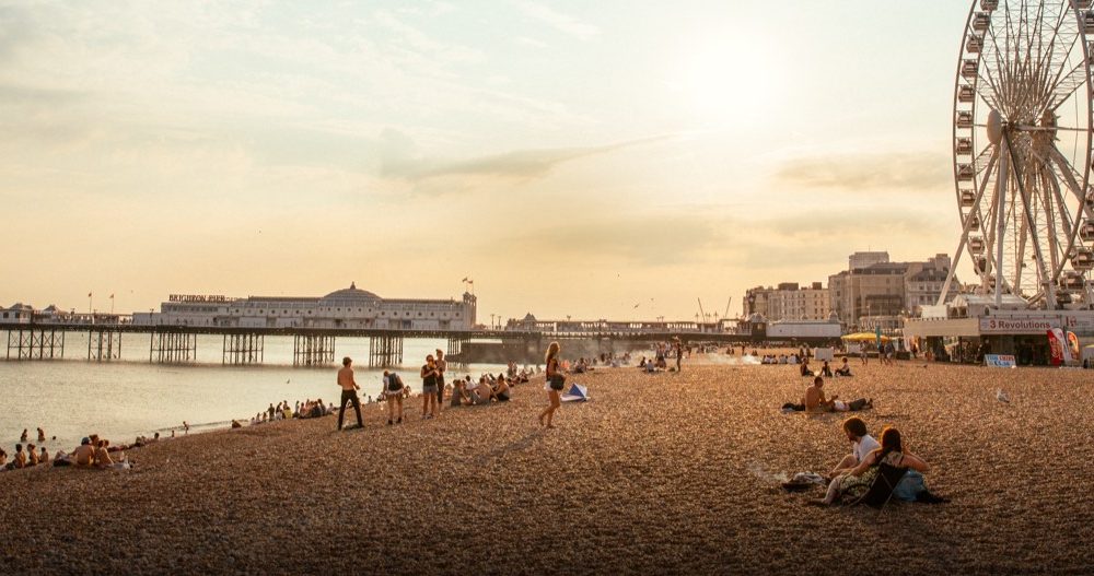 Da Londra a Brighton- la spiaggia