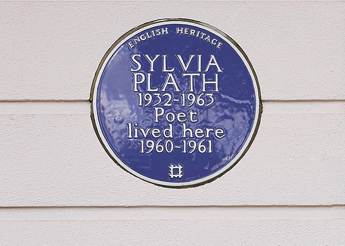 I luoghi di Sylvia Plath a Londra- Placca Sylvia Plath