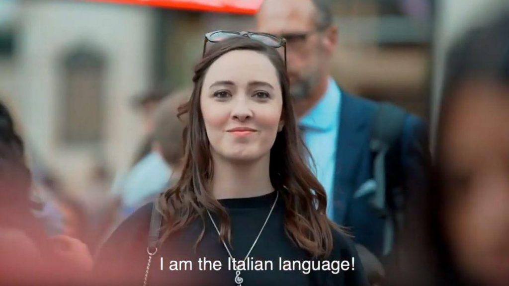 La Lingua Italiana- lo spot girato a Londra