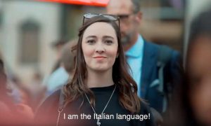 La Lingua Italiana- lo spot girato a Londra