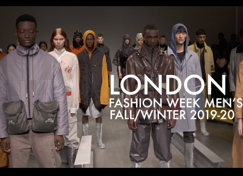 settembre - locandina del London fashion week men's 2019/20