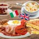 English breakfast - Vassoio con la colazione