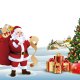 Albero di Natale - Babbo Natale con la slitta