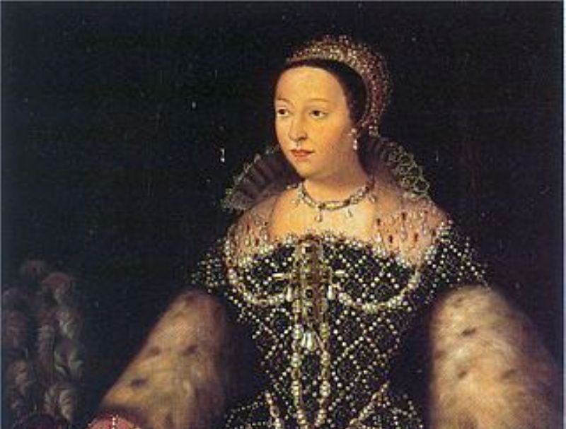 Maria: Caterina De Medici in un ritratto nero e oro