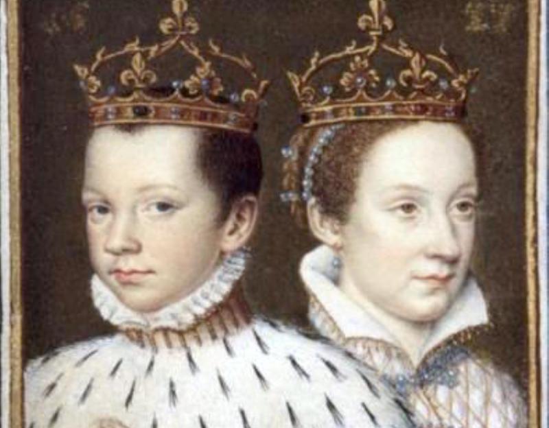 Maria e Francesco: quadro con rappresentati i due giovani regnanti
