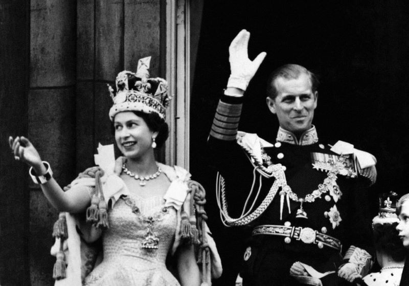 la regina Elisabetta e il marito Filippo di Edimburgo