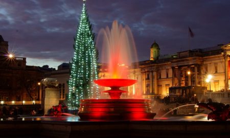 Il Natale a Londra - un maestoso albero di Natale a Londra