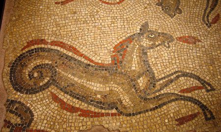 Bannaventa - mosaico di Ippocampo