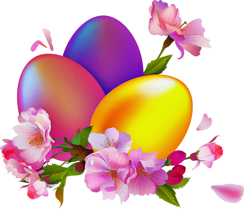 La Pasqua in Inghilterra - Uova Colorate con fiori