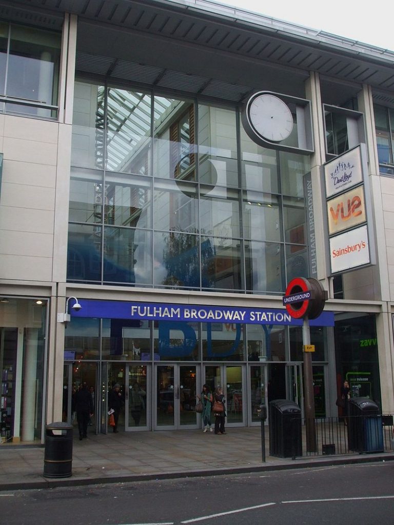 Fulham a Londra - Metropolitana del quartiere