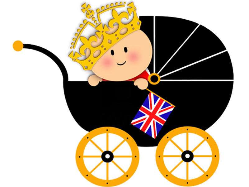 Royal baby in arrivo - Baby nella carrozzina