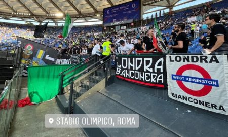 Londra Bianconera - tifosi all'olimpico di Roma