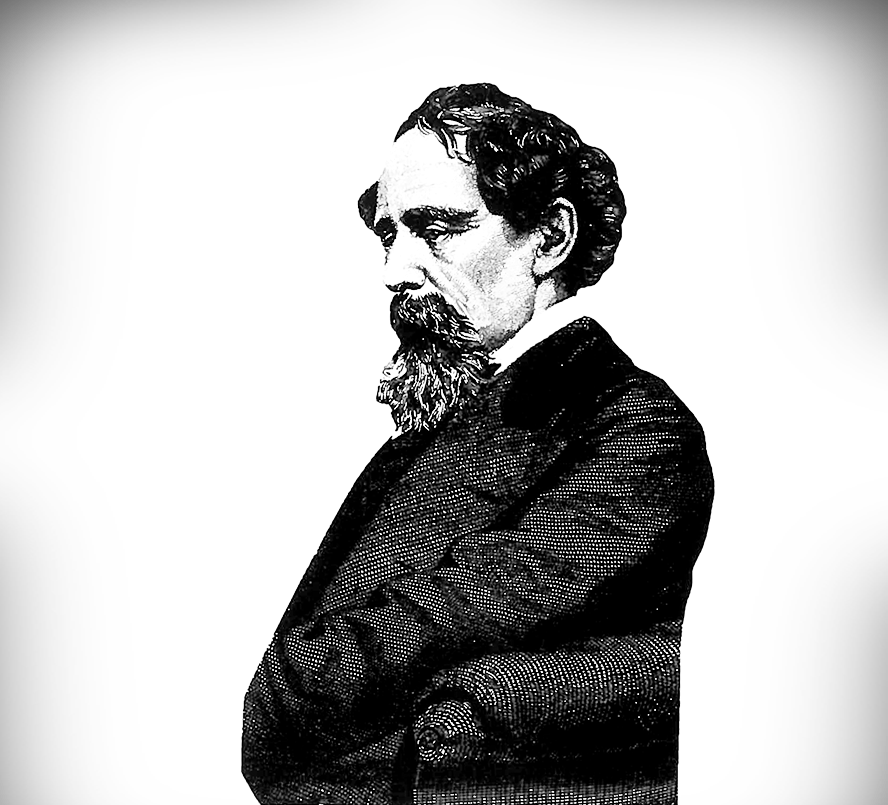 Charles Dickens a Sorrento  - Dickens in una litografia