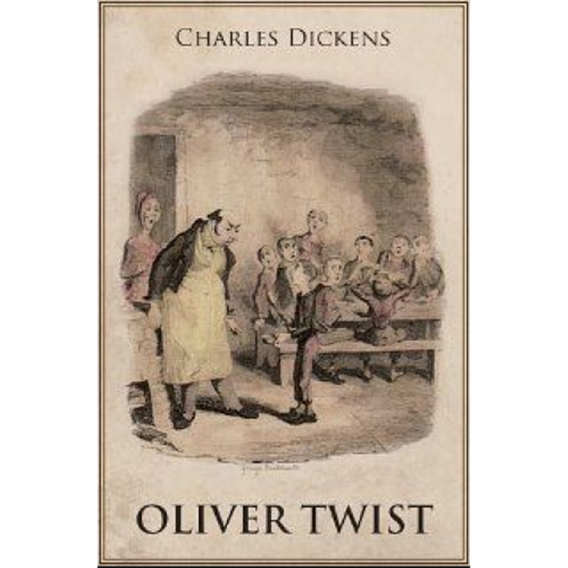 Charles Dickens a Sorrento  - Copertina di oliver Twist