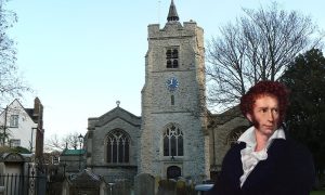 Foscolo a Londra - la chiesa di St. Nicholas Church. Chiswick