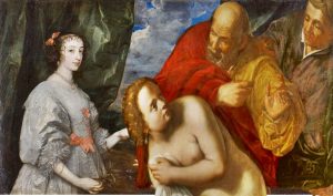 Opera inedita di Artemisia Gentileschi- Dipinto E Commessa con la regina