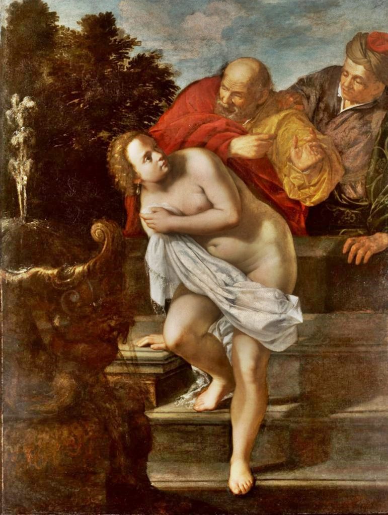 Opera inedita di Artemisia Gentileschi - Quadro Completo della gentileschi