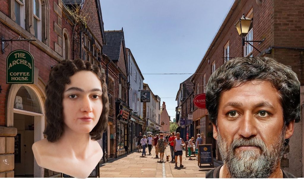 Settimio Severo in Inghilterra - Settimio Severo e la moglie