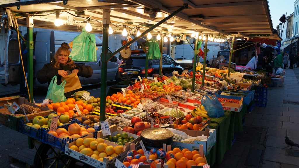 Luoghi più romantici di Londra - Mercatino