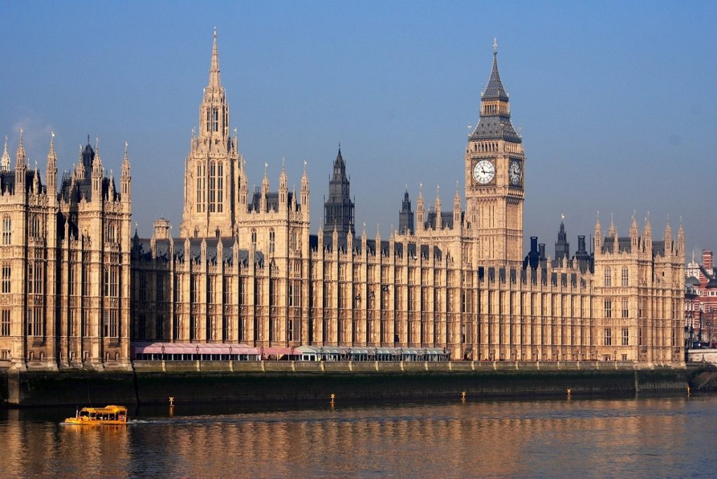 Abbazia Di Westminster Profilo Sul Tamigi