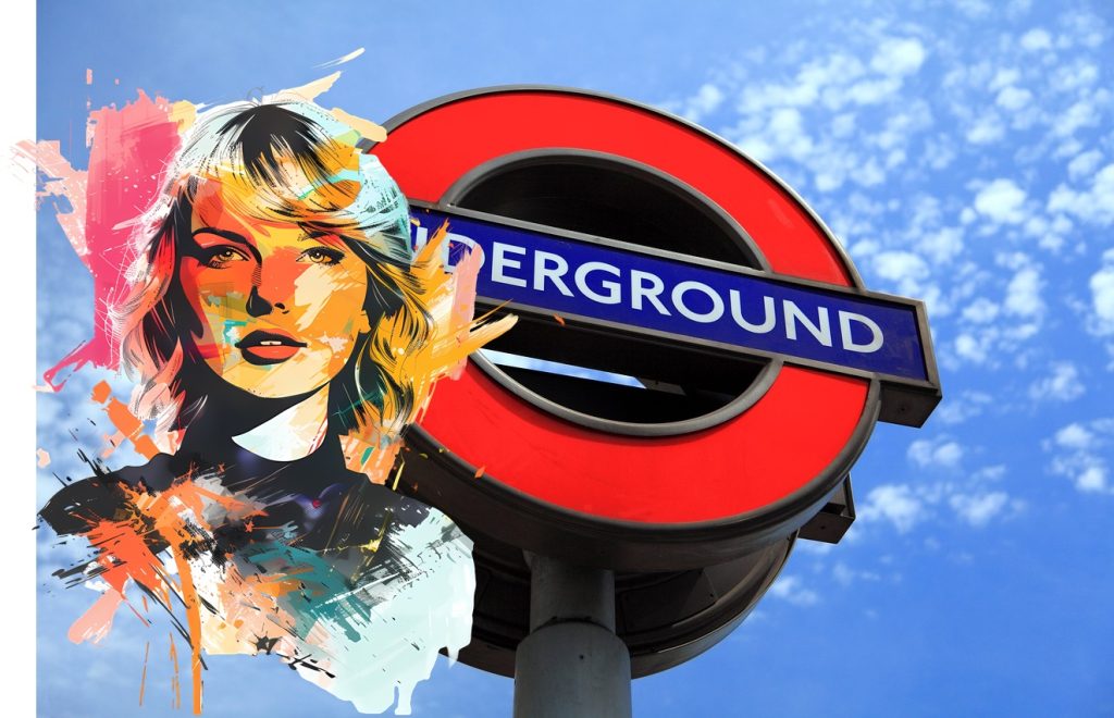 Fermate della metro dedicate a Taylor Swift - Londra in foto