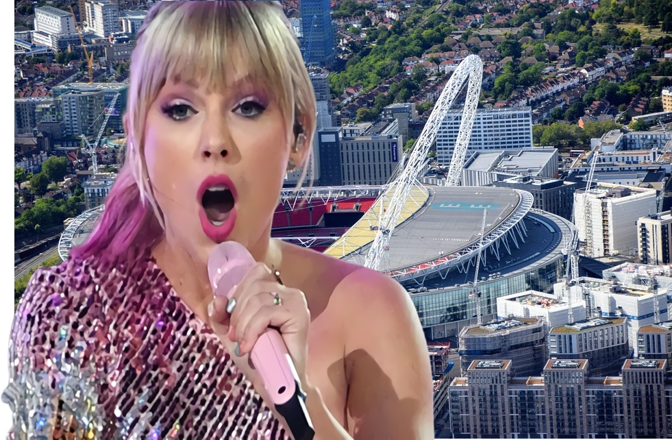 Fermate della metro dedicate a Taylor Swift - Wembley in foto