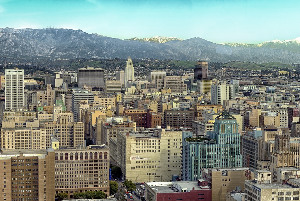 vista panoramica di Los Angeles