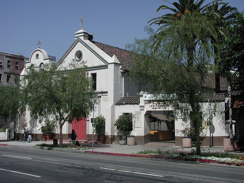 El Pueblo. La Chiesa di Nuestra Senora Reina del Pueblo de Los Angeles