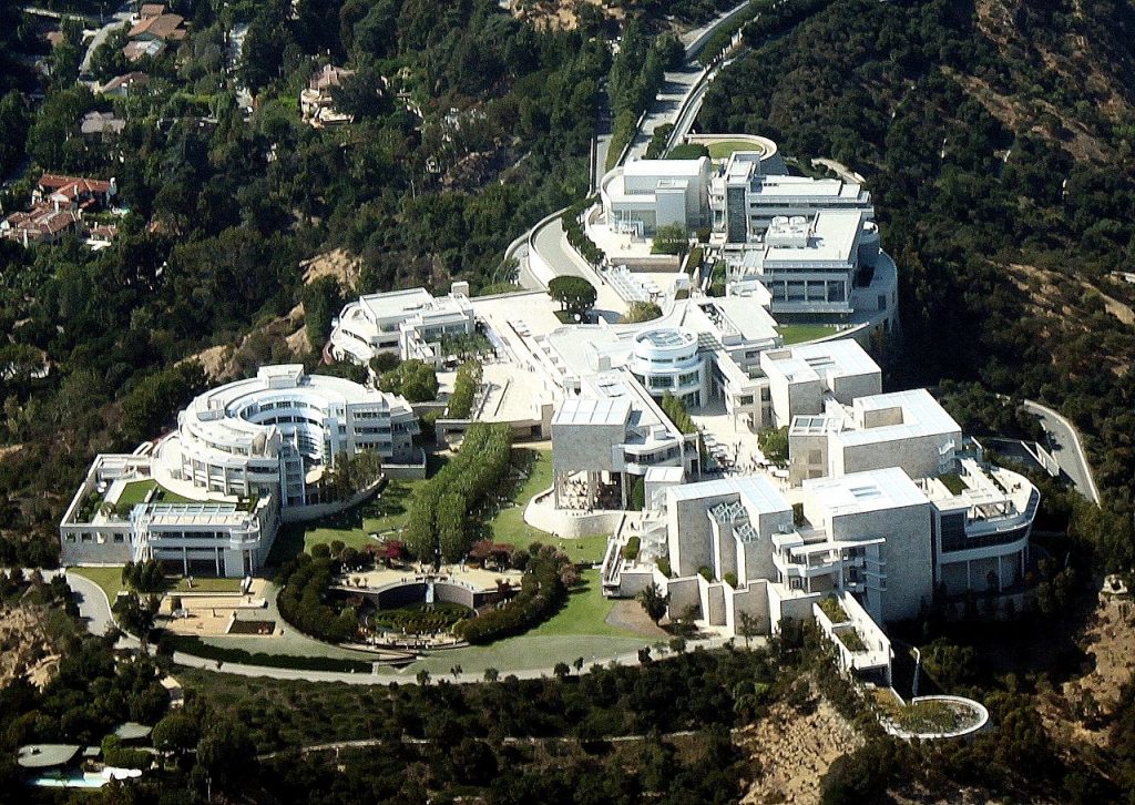 Capolavori italiani. Il Getty Center Museum visto dall'alto