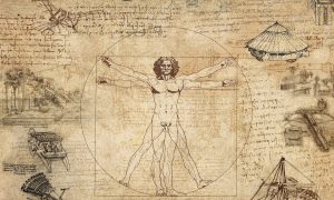 Leonardo da Vinci. Uomo Vitruviano