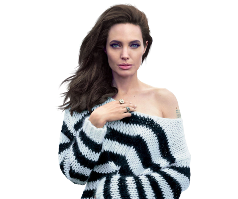 Angelina Jolie - Maglione A Righe della diva