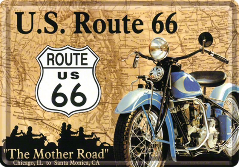 Route 66 - Moto in una immagine storica