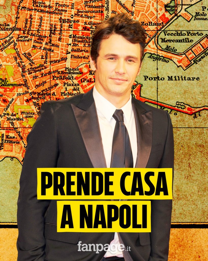 James Franco prende casa a Napoli- Attore di Palo Alto