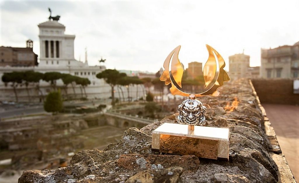 La statuetta del premio margutta a Roma