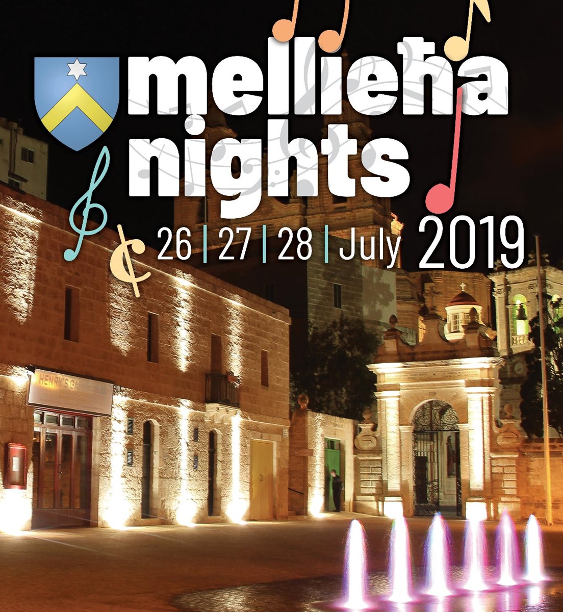 Mellieha night 2019 - locandina dell'evento