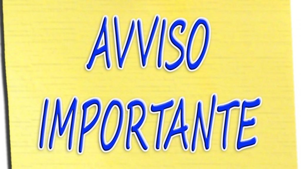 avviso importante
