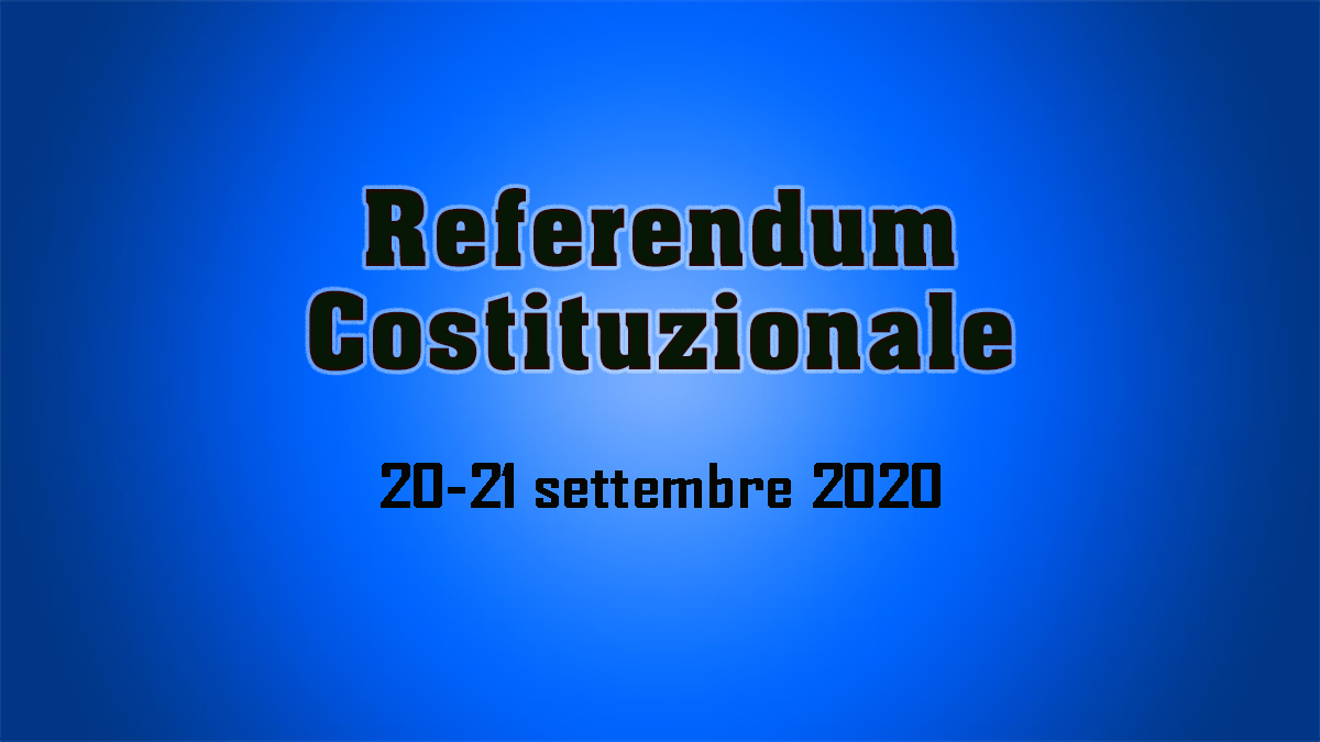 Referendum costituzionale 2020: nuove date