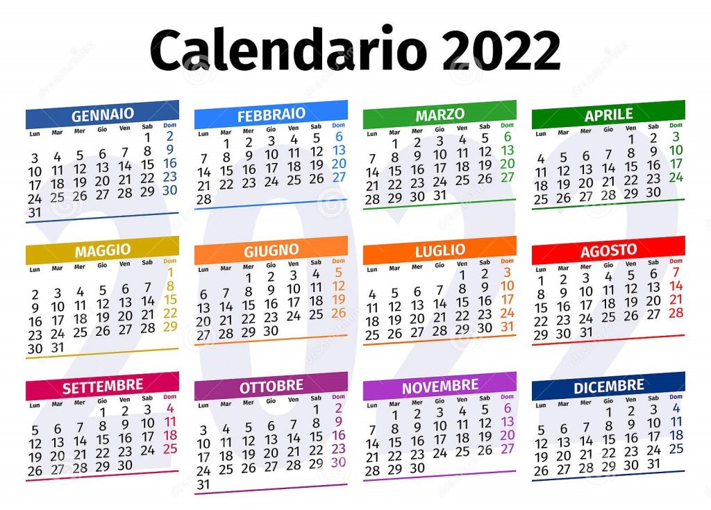 feste pubbliche e nazionali - calendario 2022