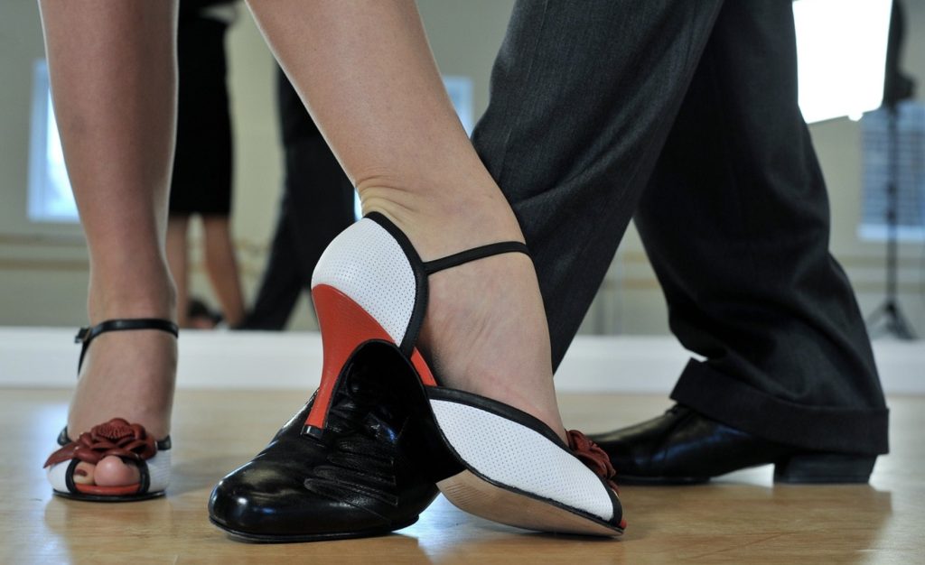 Festivalito Melitango - particolare piedi che ballano il tango 