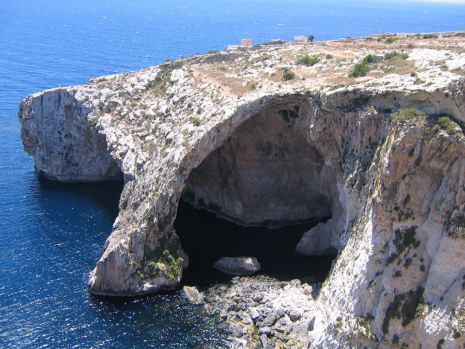 cosa vedere a Malta - Grotte Blu