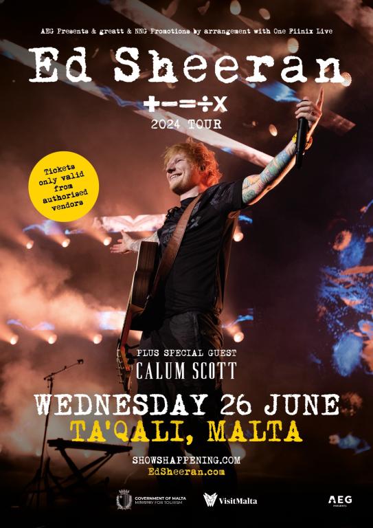 concerto di Ed Sheeran a Malta itMalta