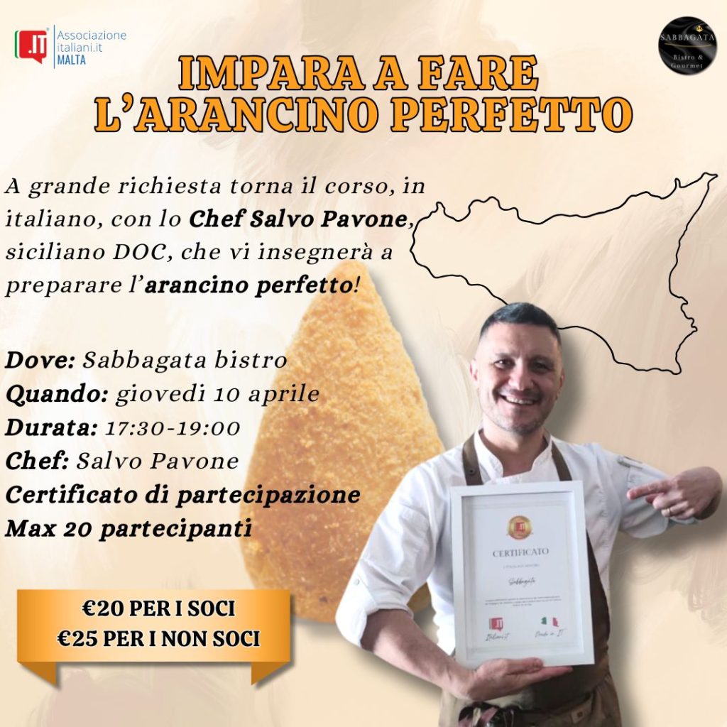 corso di arancino