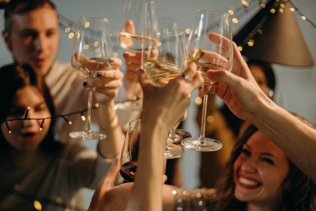 capodanno con il brindisi