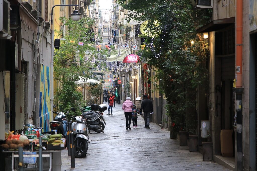 ruas de Nápoles - Calles Y Comida
