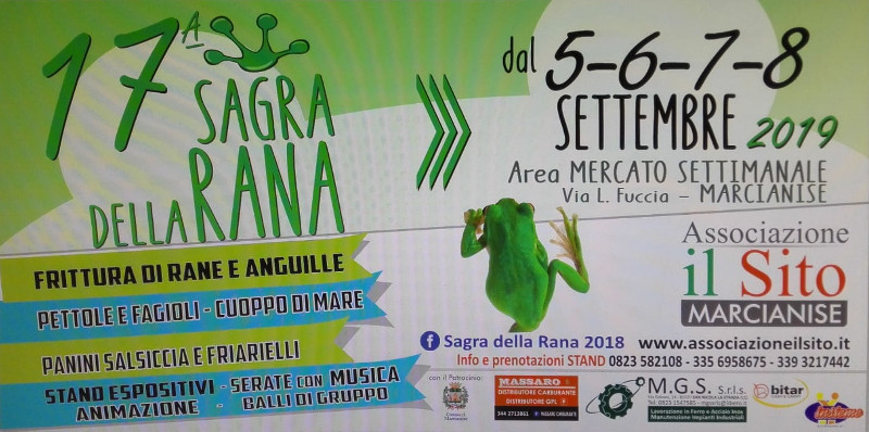 appuntamenti - Sagra Della Rana 2019