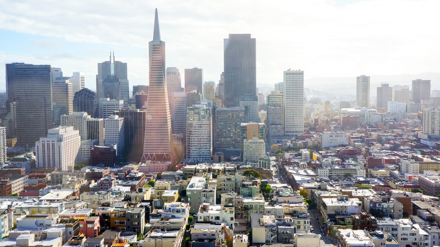 Una veduta panoramica di San Francisco