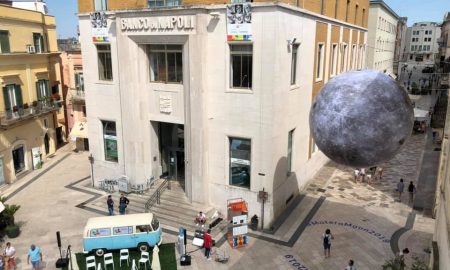 Matera Moon Installazione in piazza