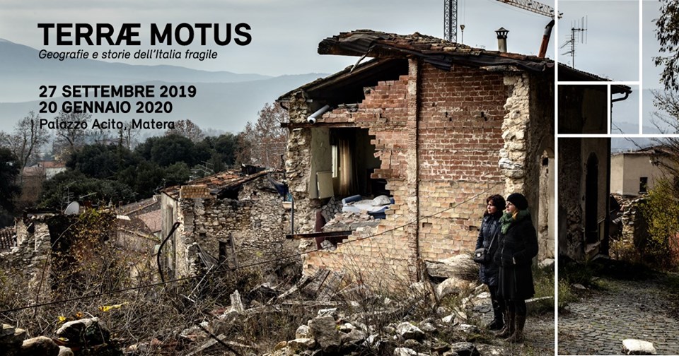manifesto della mostra sull'italia fragile in mostra a matera